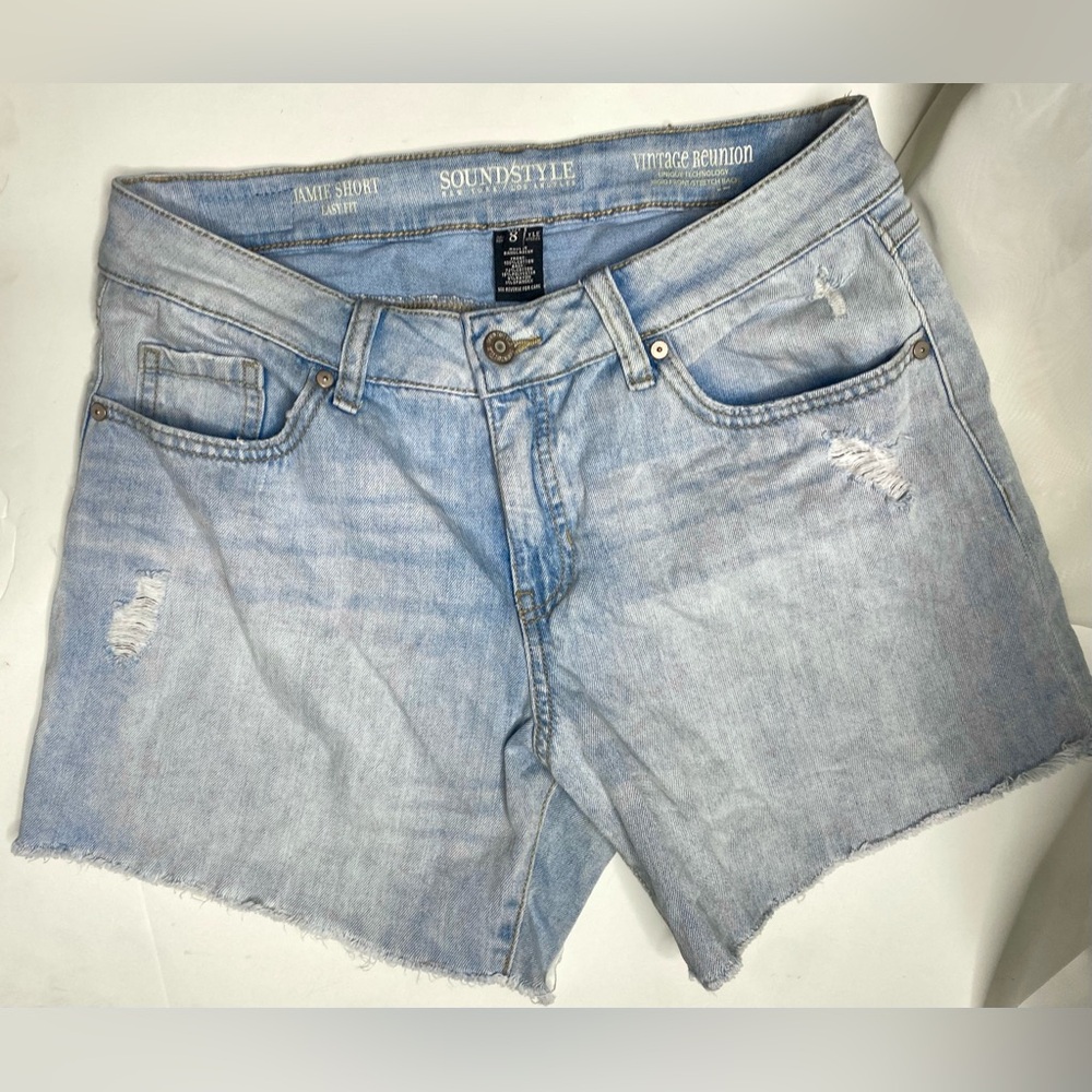 Sound/Style denim shorts Women 8 - Picture 6 of 6